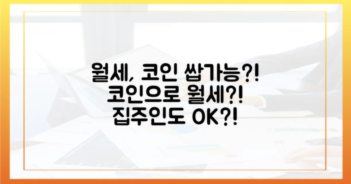 월세, 코인으로 낼 수 있다면?