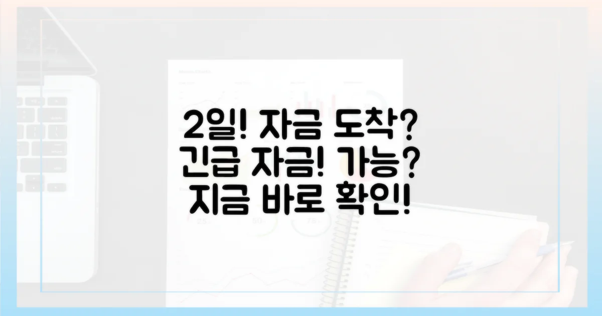 2일 내 자금 도착, 가능할까요?