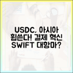 USDC, 아시아 결제 네트워크 진출 가속화: SWIFT를 대체할 수 있을까
