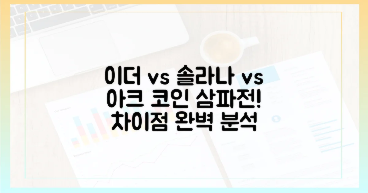 이더리움, 솔라나, 아크의 차이점