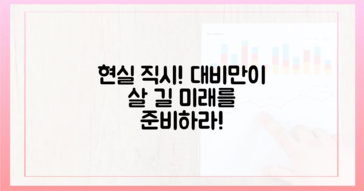 현실을 직시하고 대비하세요