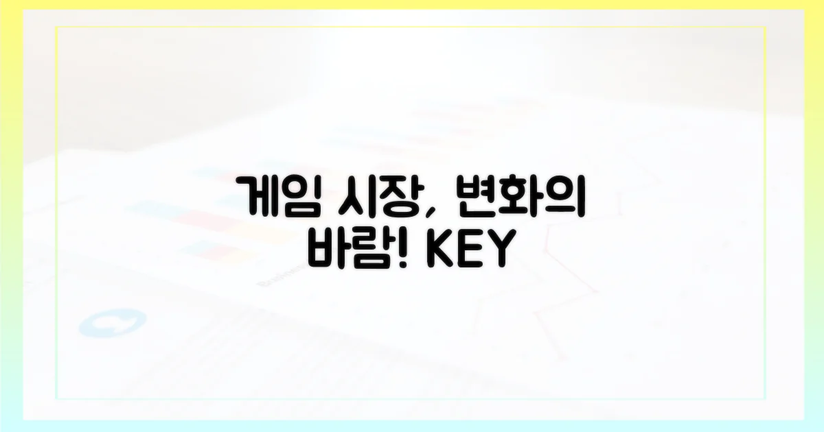 게임 시장, 변화의 바람