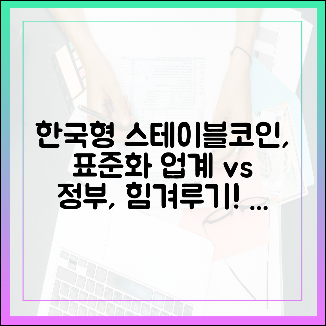 ‘한국형 스테이블코인 표준화’ 논의, 업계와 정부의 힘겨루기