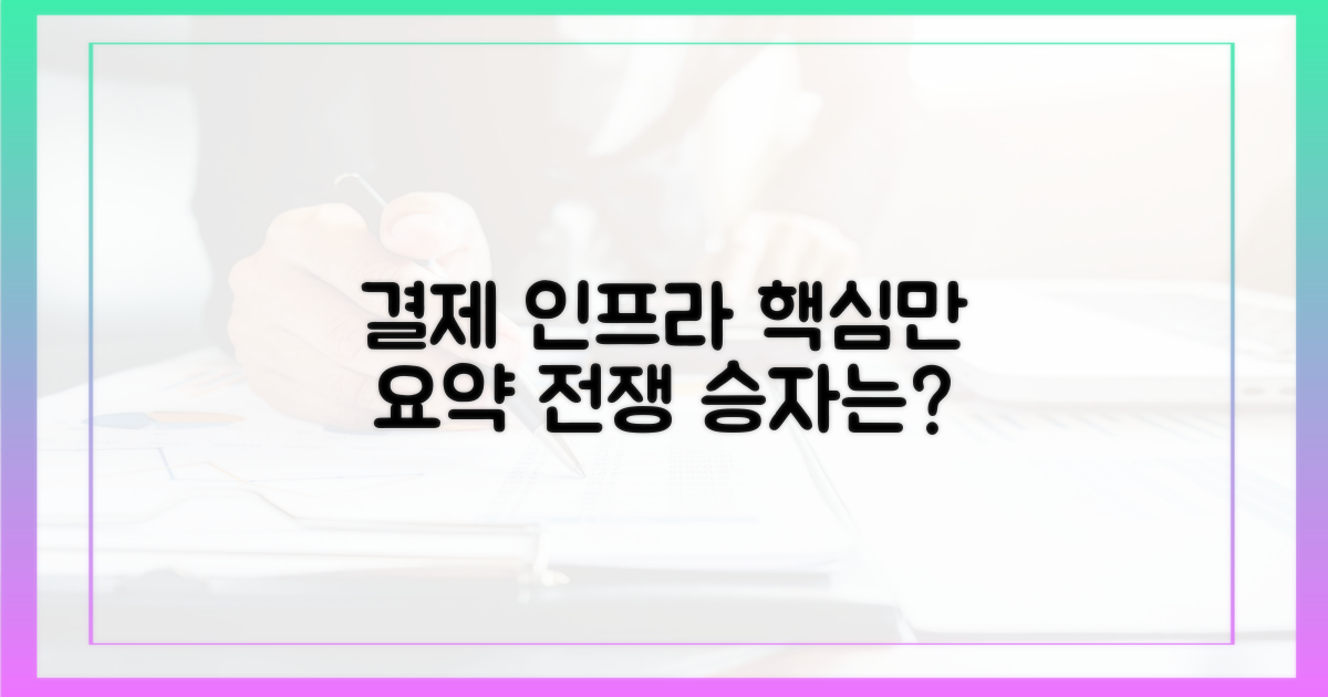 결제 인프라 전쟁: 핵심만 요약