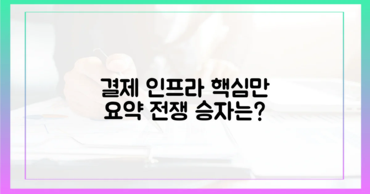 결제 인프라 전쟁: 핵심만 요약