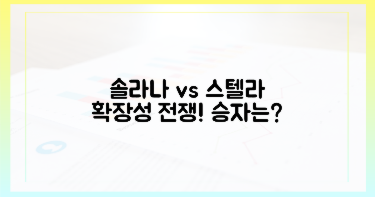 Solana와 Stellar: 확장성 대결