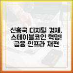 신흥국의 디지털 경제 도약, 스테이블코인으로 금융 인프라 재편
