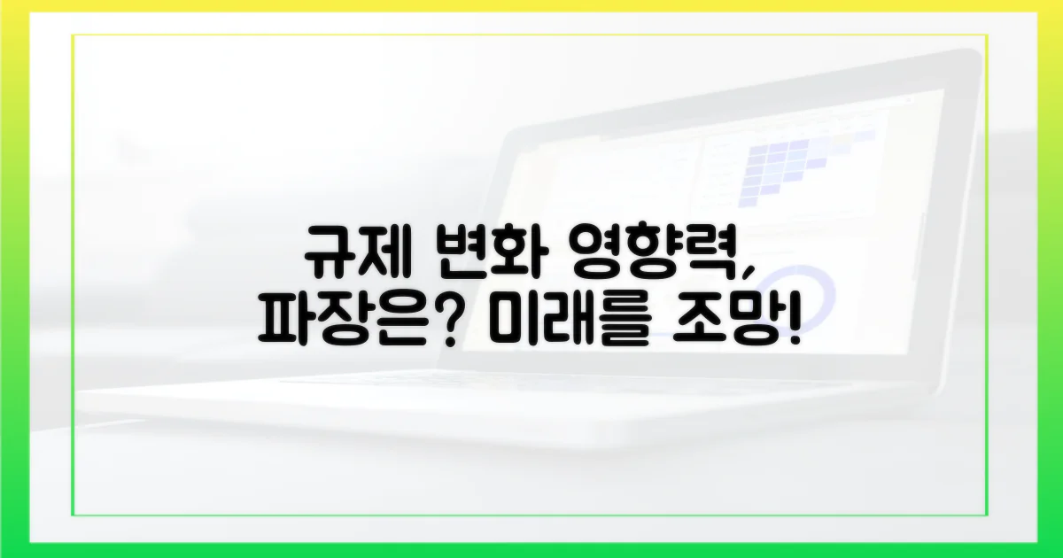 규제 변화와 영향