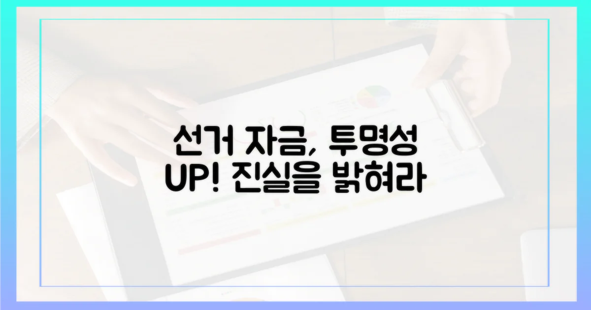 선거 자금, 투명성을 향한 여정