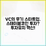 스타트업 투자유치에 활용되는 스테이블코인, VC의 새로운 무기