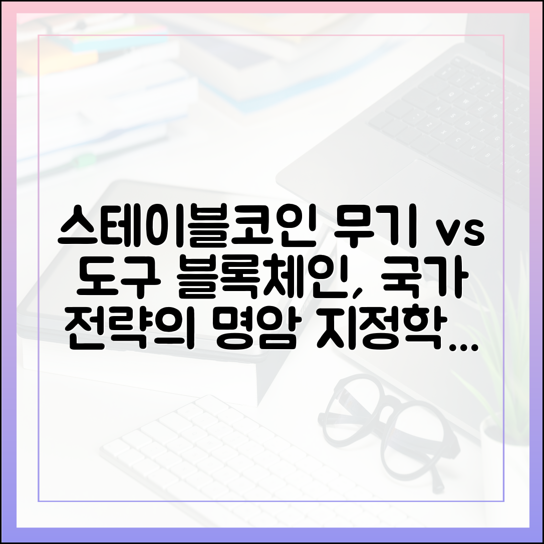 블록체인 국가 전략 속 스테이블코인, 지정학적 무기인가 협력 도구인가