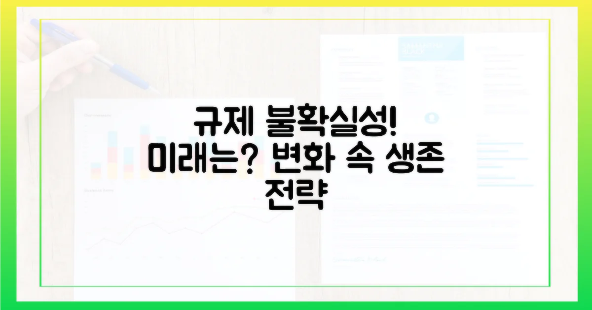 규제 환경의 불확실성