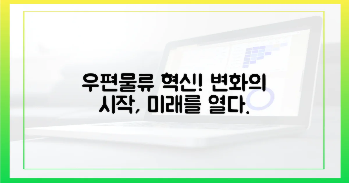 우편·물류, 변화의 시작