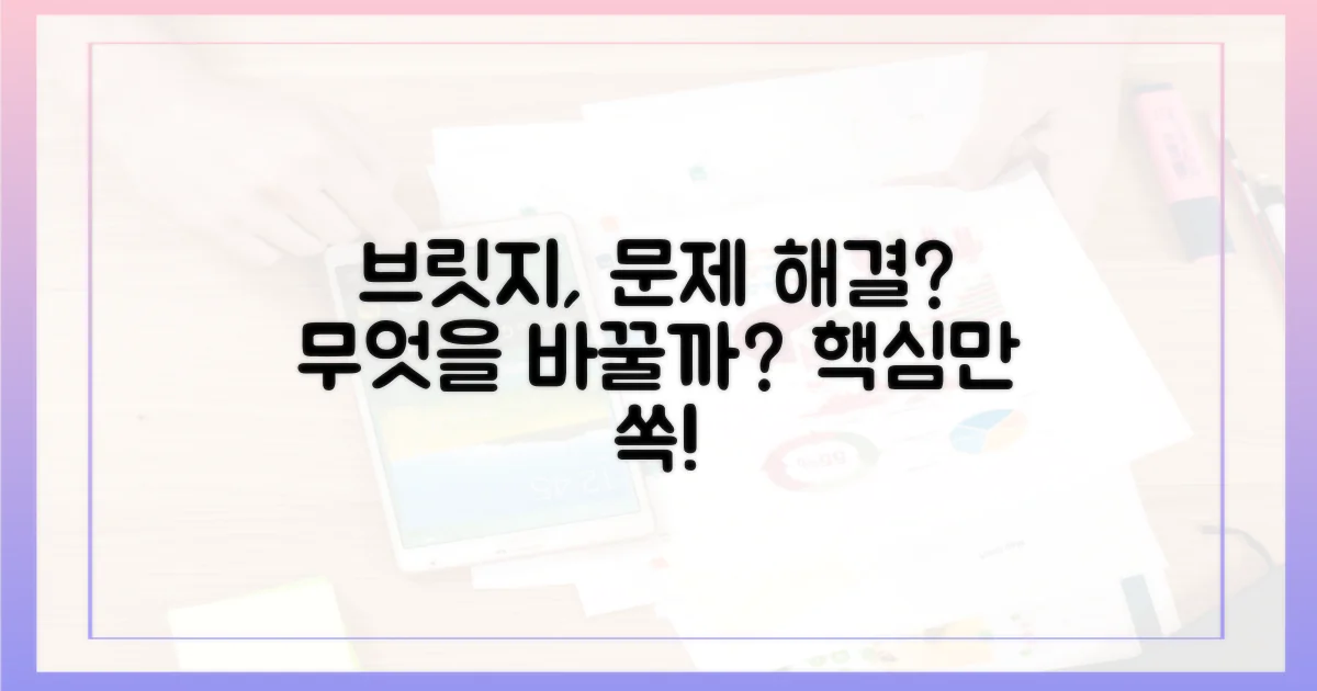 브리지는 어떤 문제를 해결할까?