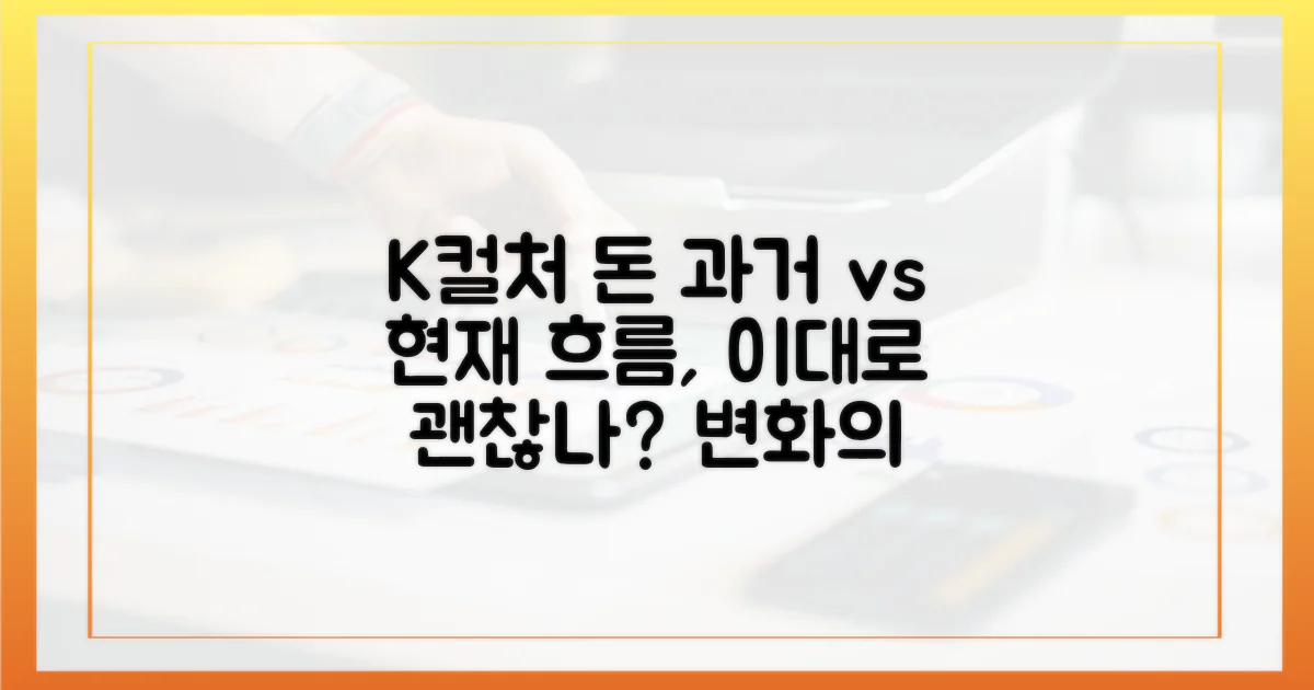 과거와 현재, K-컬처 자금 흐름