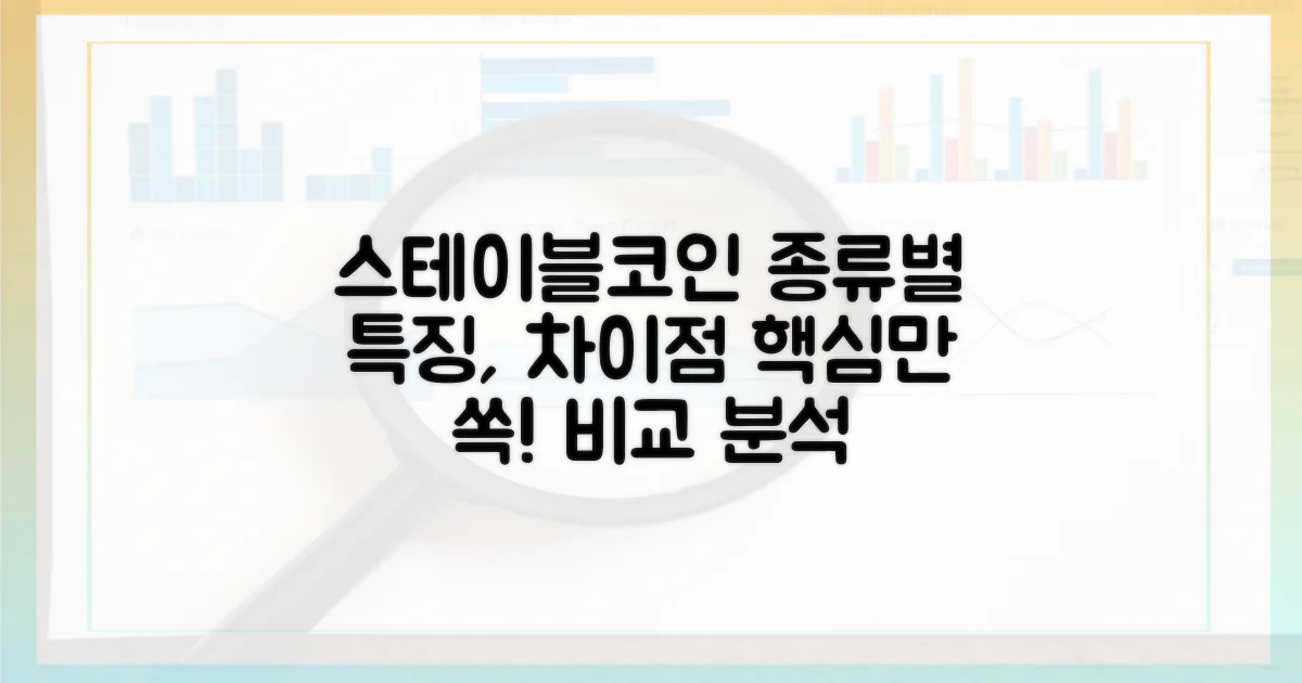 각 스테이블코인, 무엇이 다를까?