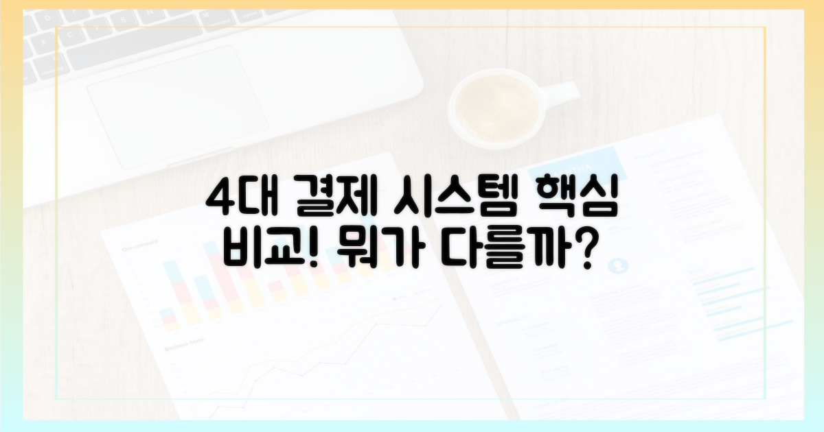 4가지 주요 지불 시스템 비교