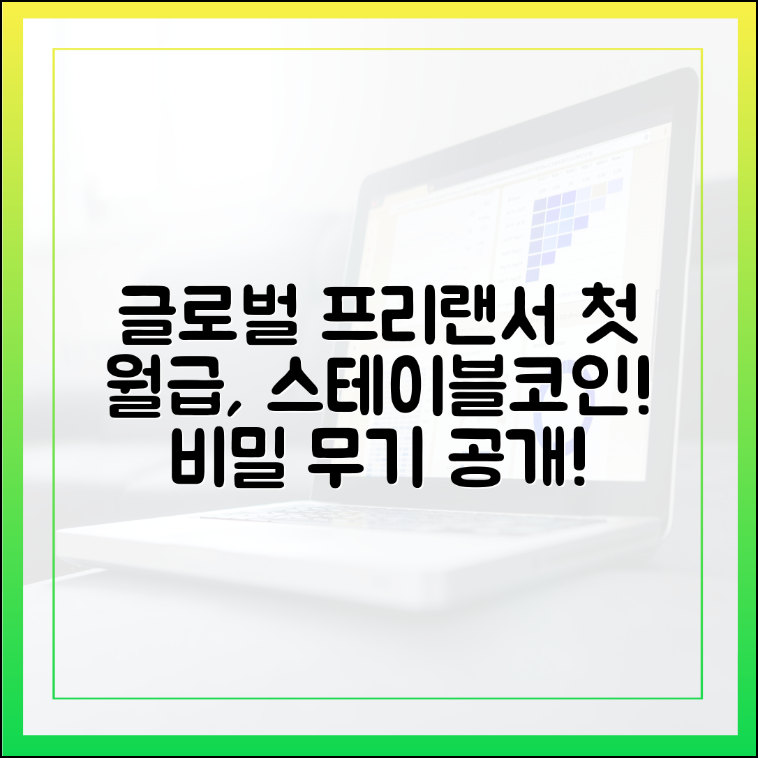 글로벌 프리랜서들의 숨은 무기: 스테이블코인으로 받는 첫 월급 이야기