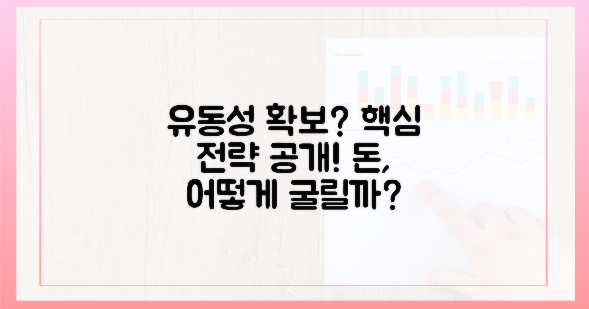 유동성 확보, 어떻게 가능할까?