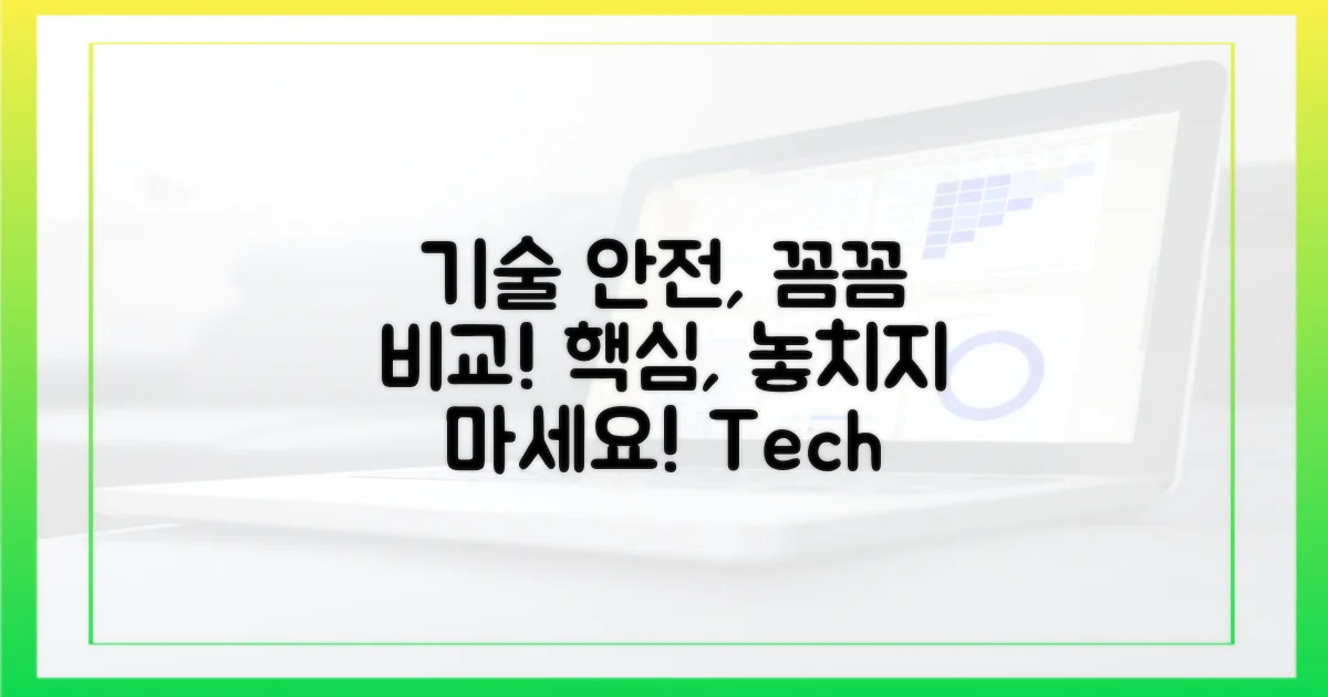 기술적 안전성: 꼼꼼한 비교