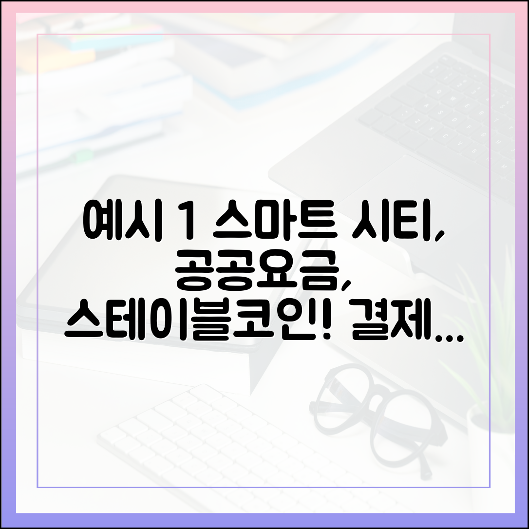 스마트 시티의 공공요금 결제, 스테이블코인이 가져올 변화
