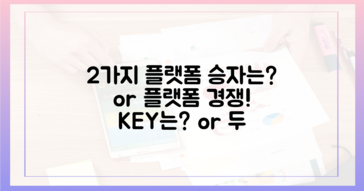 2가지 플랫폼 경쟁력