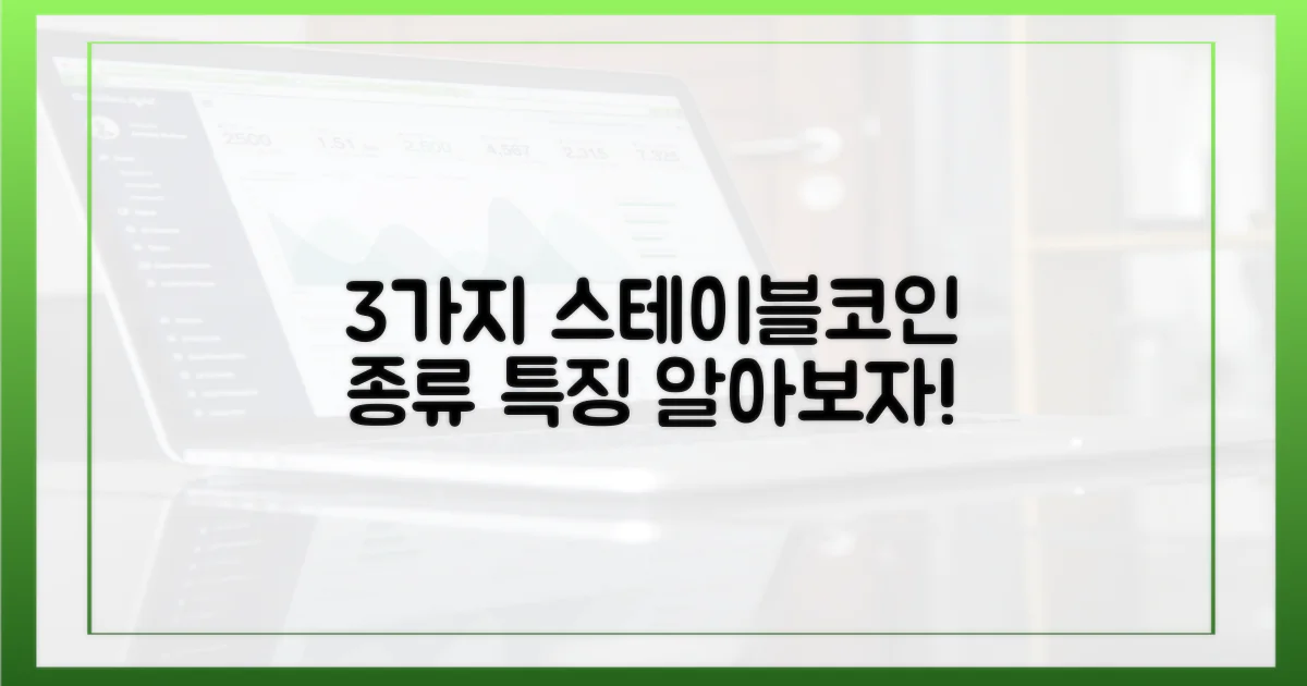 3가지 스테이블코인 종류