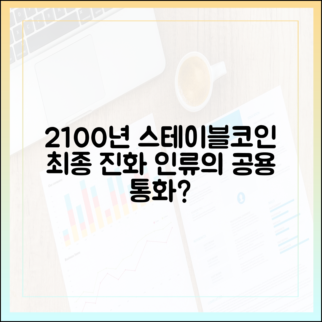 2100년, 인류의 공용 통화가 될 스테이블코인의 최종 진화