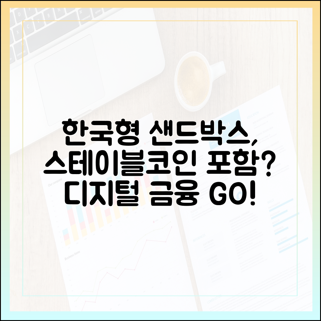 한국형 디지털 금융 규제 샌드박스, 스테이블코인 프로젝트 포함될까