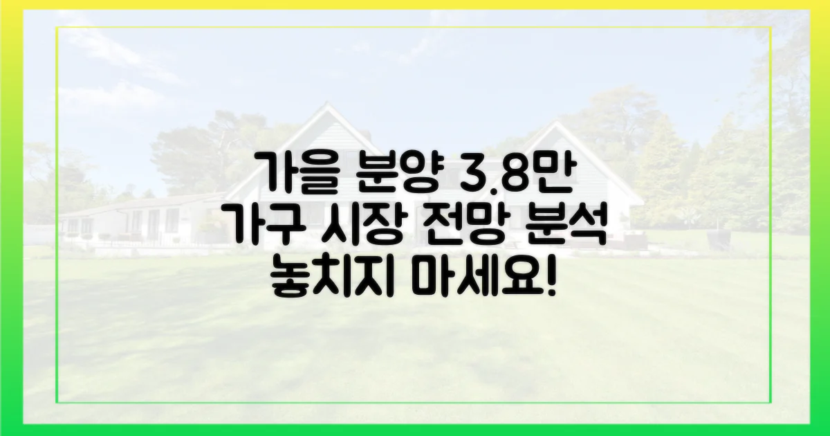 3.8만 가구, 가을 분양 시장 분석