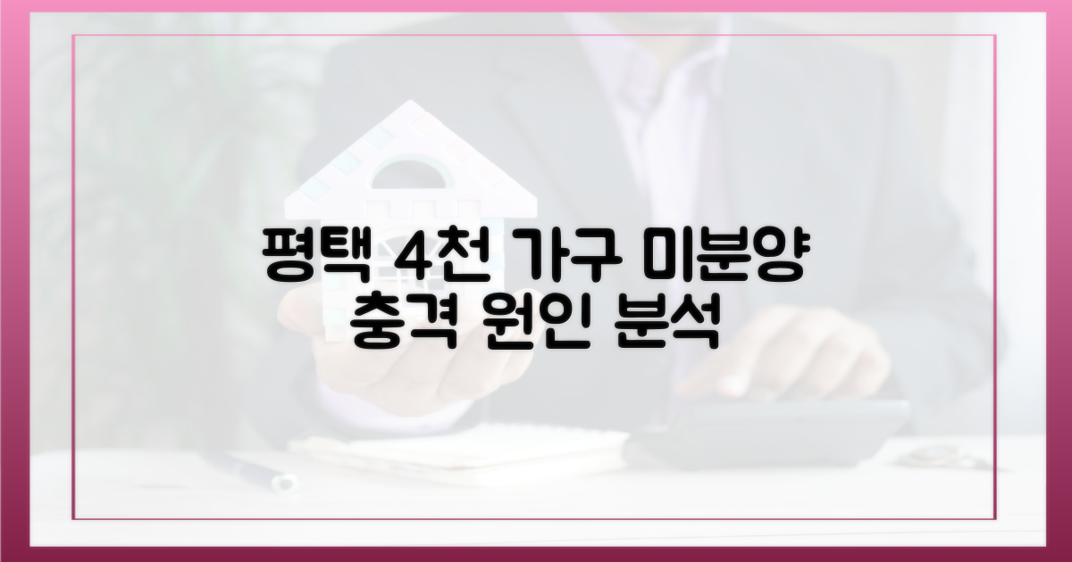 4000가구 초과 평택 미분양 원인