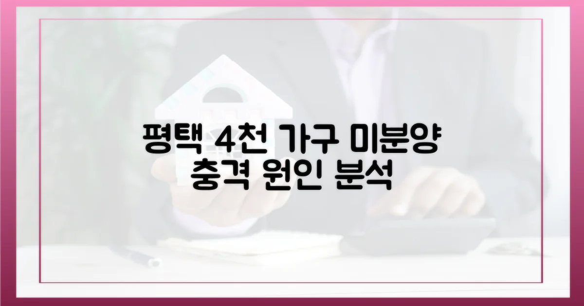 4000가구 초과 평택 미분양 원인