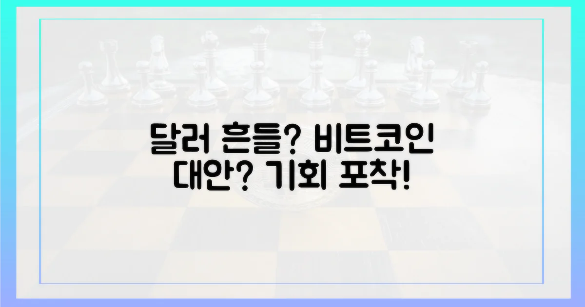 달러 불안, 비트코인이 대안?