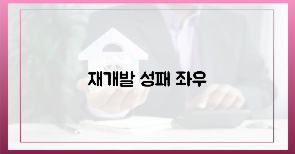 재개발 조합, 성패 좌우