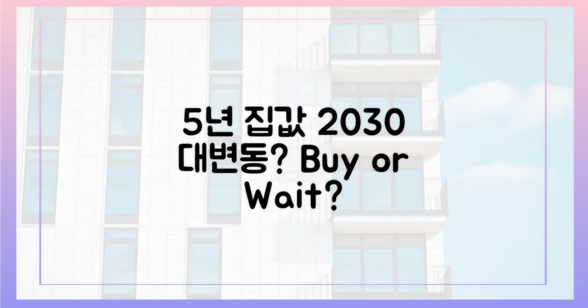 2030, 5년 집값 변동 예측