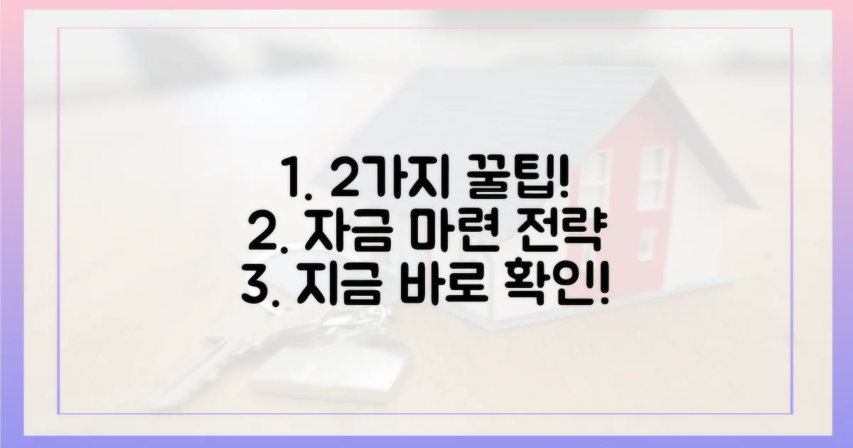 2가지 자금 마련 전략