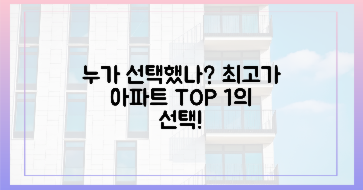 최고가 아파트, 누가 선택했을까?