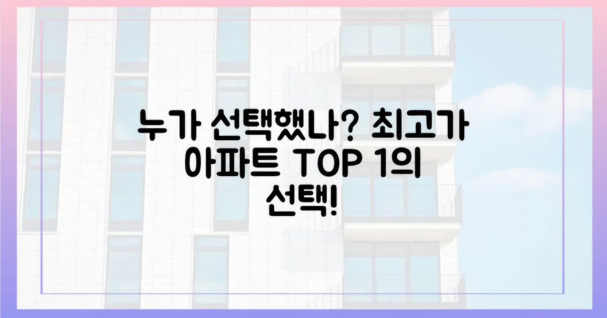 최고가 아파트, 누가 선택했을까?