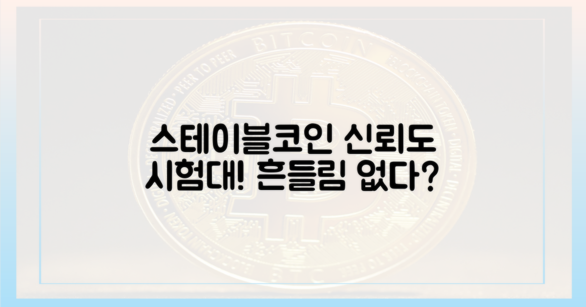 스테이블코인, 신뢰도 시험대