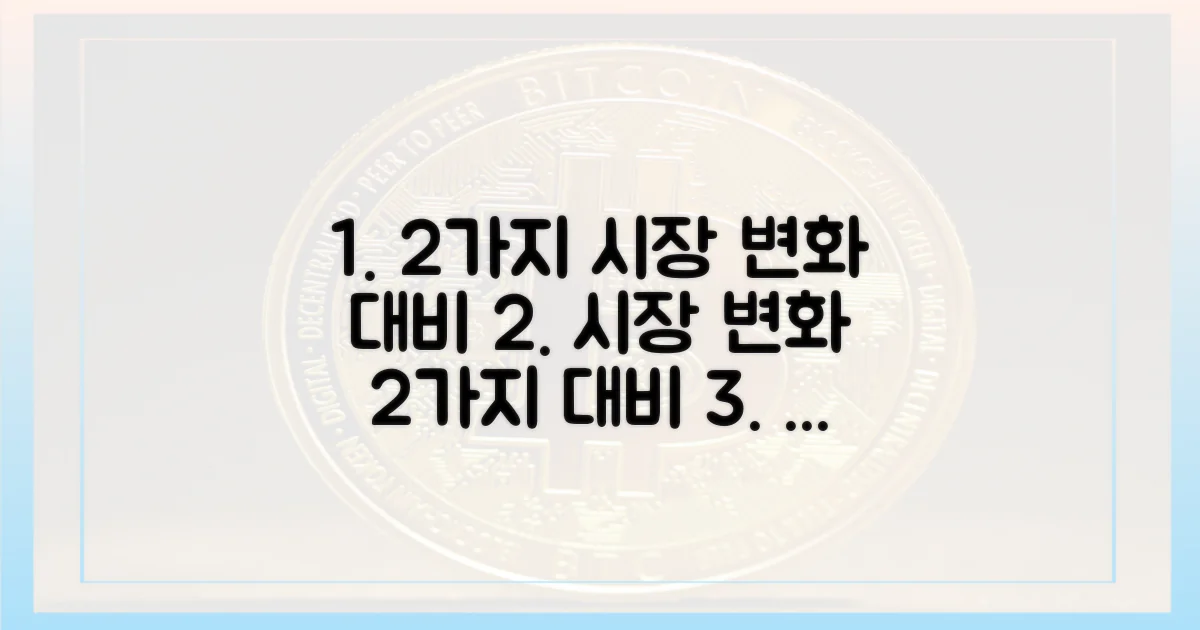 2가지 시장 변화 대비