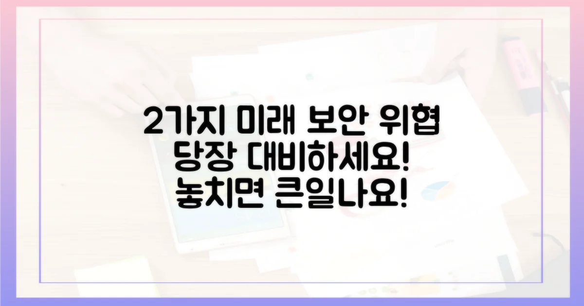 2가지 미래 보안 위협