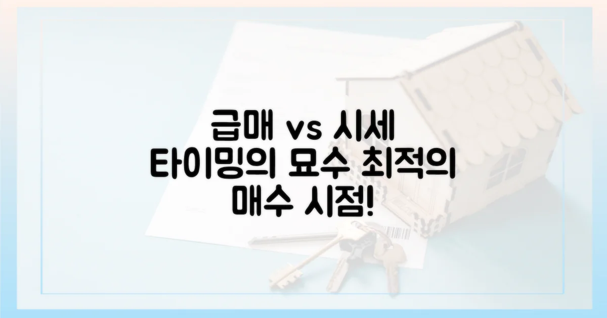 급매 vs 시세: 타이밍의 묘수