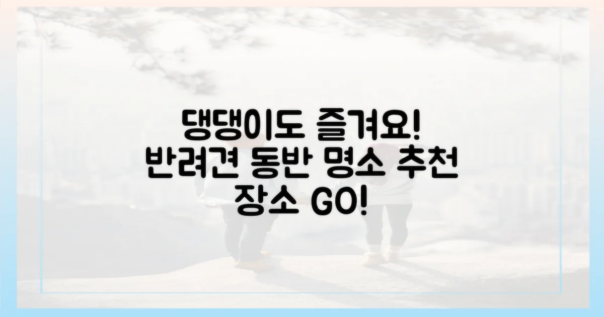 댕댕이도 즐기는 명소