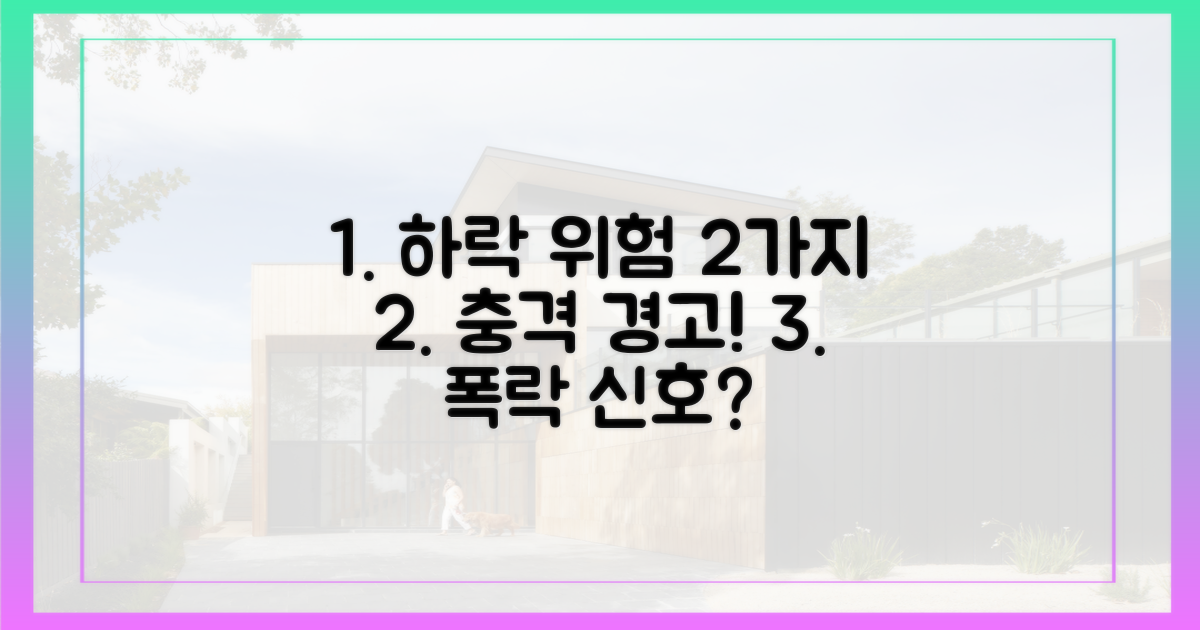 2가지 하락 위험 요소