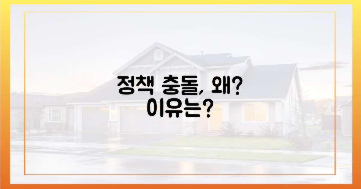 엇갈린 정책, 그 이유는?