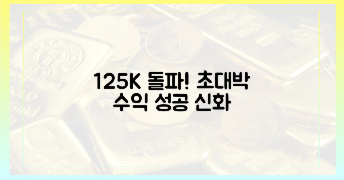 12만 5천 달러 돌파!