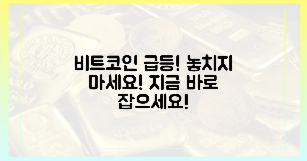 비트코인 상승세 잡으세요
