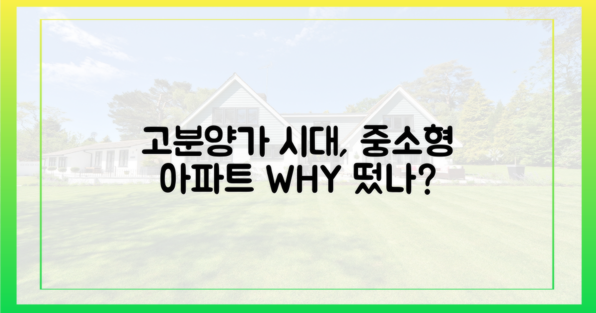 고분양가 시대, 중소형이 뜬 이유
