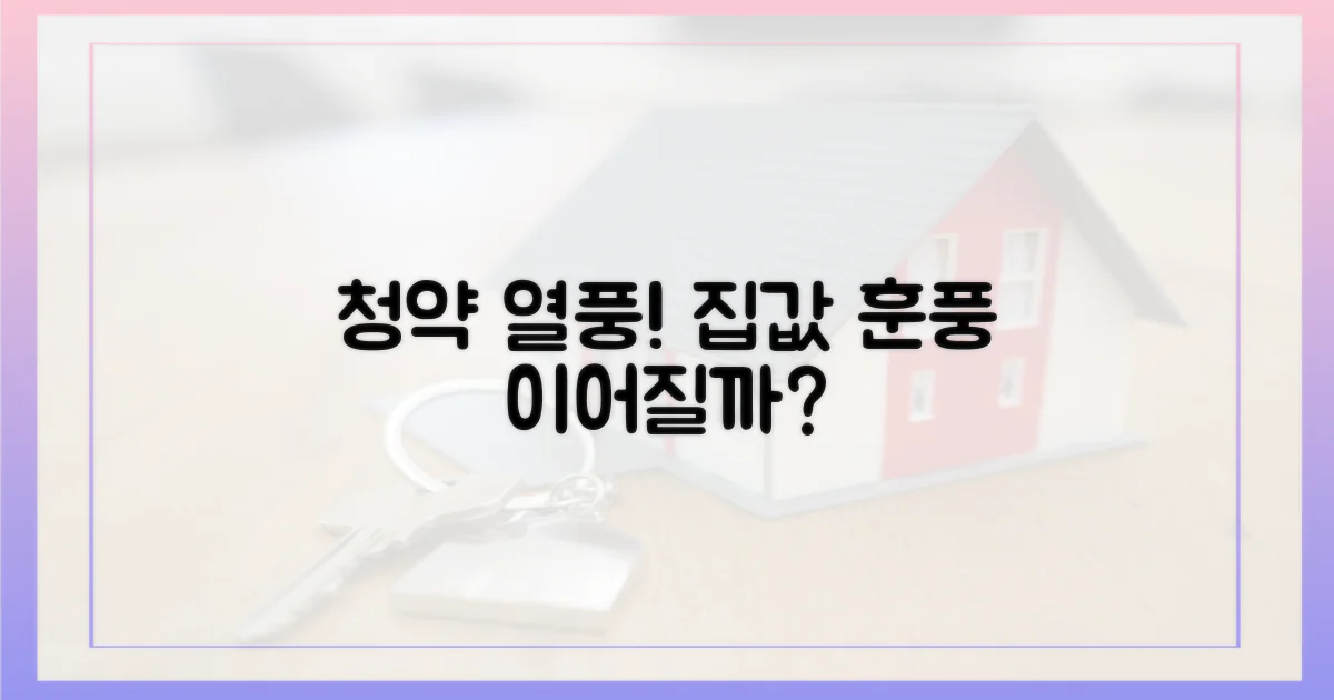 청약 경쟁 후끈, 집값 훈풍 이어질까