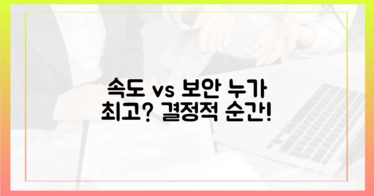 속도와 보안: 누가 앞설까?